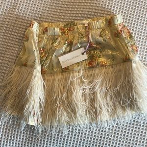 LoveShack Fancy Risha Mini Skirt, size Large , NWT